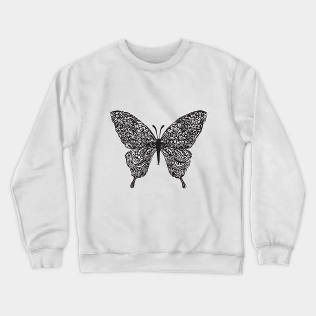 Butterfly Crewneck Sweatshirt by HayleyLaurenDesign